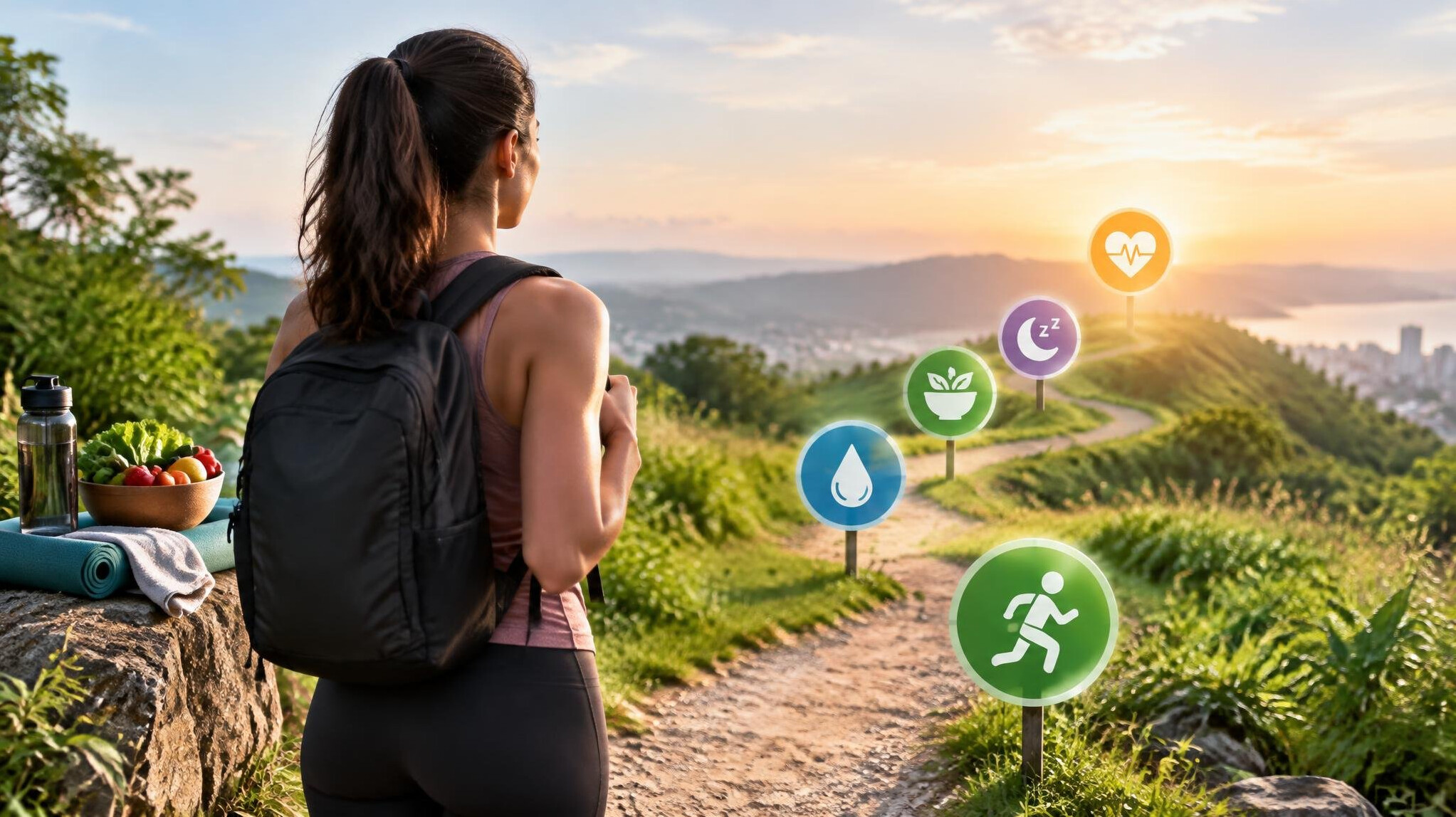 woman embarking on health journey