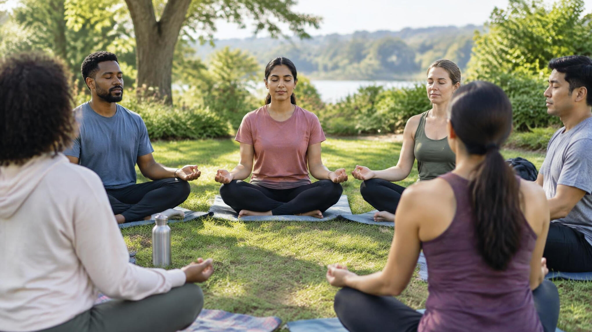 group meditation session