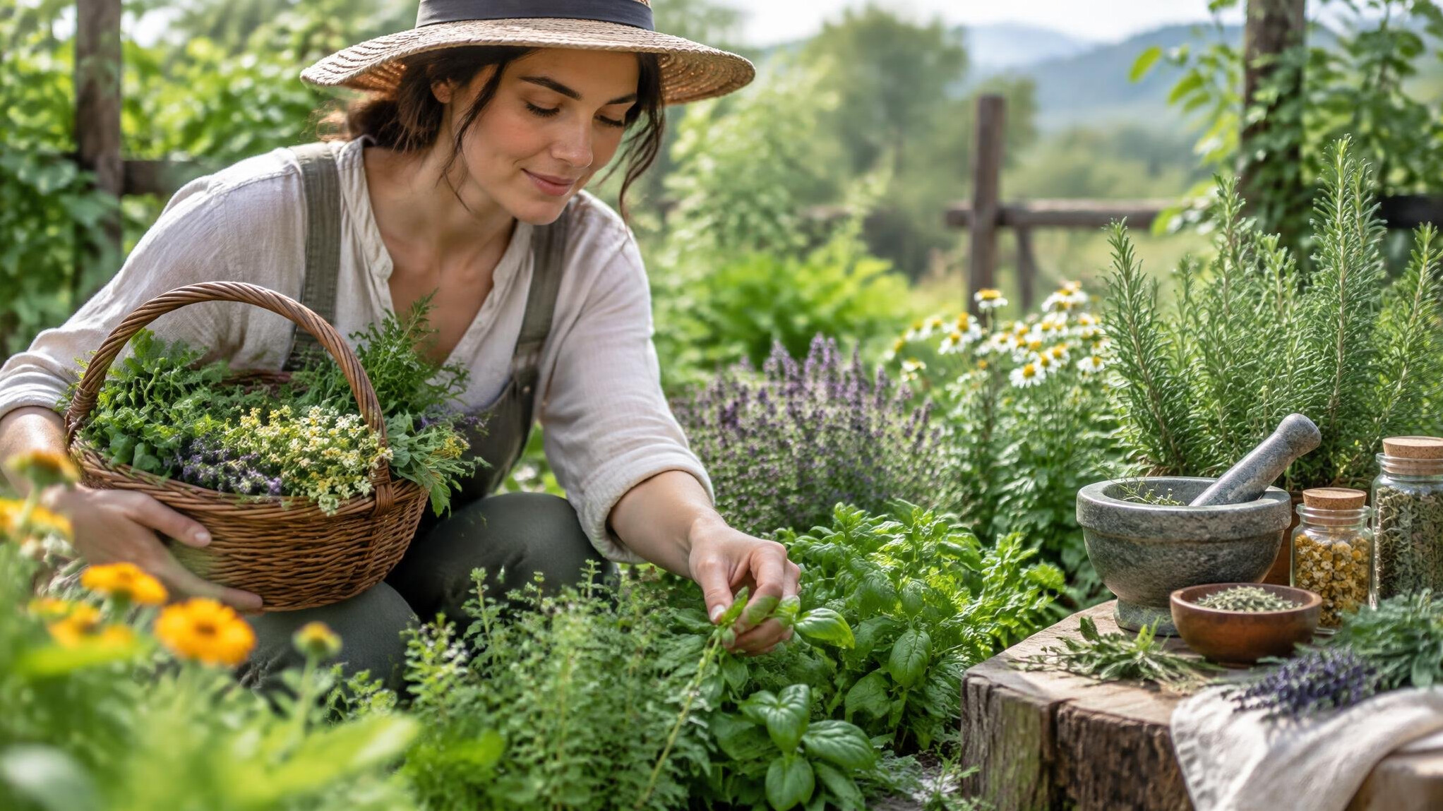 herbal remedies garden
